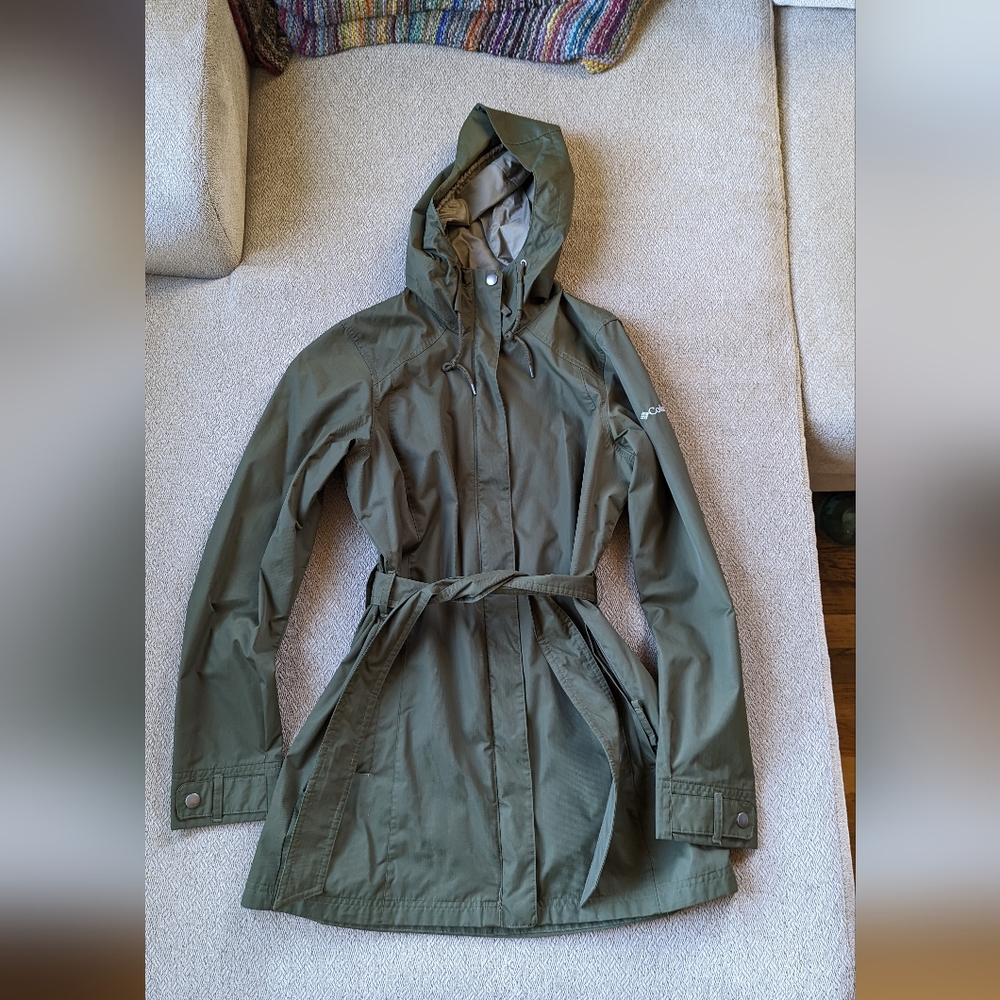 Columbia Rain Trench, forest green, small